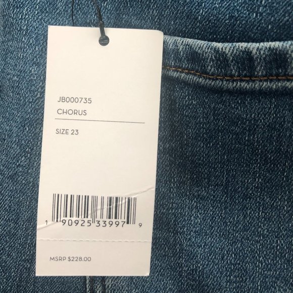 J Brand 835 Mid-Rise Cropped Skinny Jeans, Size 23 - Picture 6 of 8